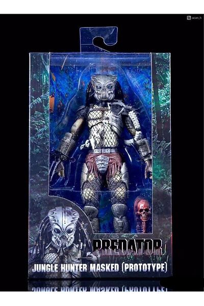 Choice B With Box Aliens Vs Predator Jungle Demon Predator Hunter Unmasked Masked Action Figure 30th Annive