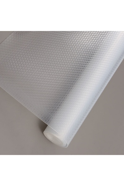 Choice 50 × 500 سم بطانة درج شفافة قابلة لإعادة الاستخدام بطول 5 أمتار وقابلة للغسل ومقاومة للغبار ومضادة للانزلاق وسجادة خزانة المطبخ