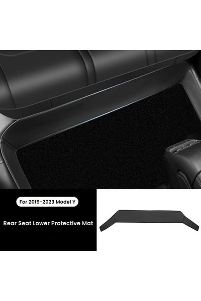 ZUIMI For 19-23 Model Y Rear Seat Lower Protective Mat For Tesla Model Y Model 3 Highland Leather Full Sur