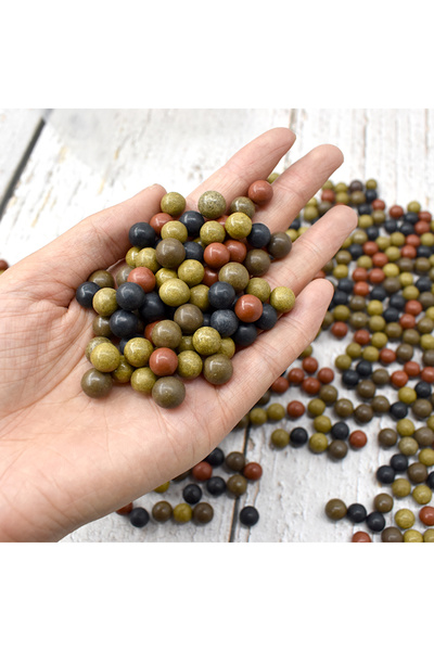 Choice 100 قطعة مزيج 100 قطعة متعددة الألوان 8 مم كرات الطين الآمنة ملحقات المقلاع كرات سيراميك فائقة الصلابة