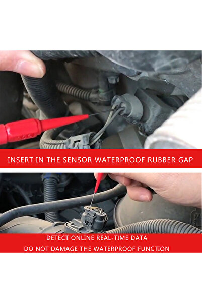 Choice1 30Pcs 40-10Pcs Diagnostic Tools Multimeter Test Lead Extention Back Piercing Needle Tip Probes Autot