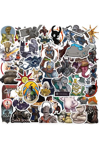Choice 50pcs All 50pcs Dark Souls Scrapbook Stickers Diy Diary Laptop Luggage Skateboard Graffiti Decal Fun