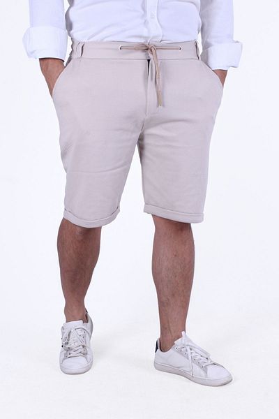 FYK KİDS Men's Pique Sand - Rubber Waist Bermuda Shorts