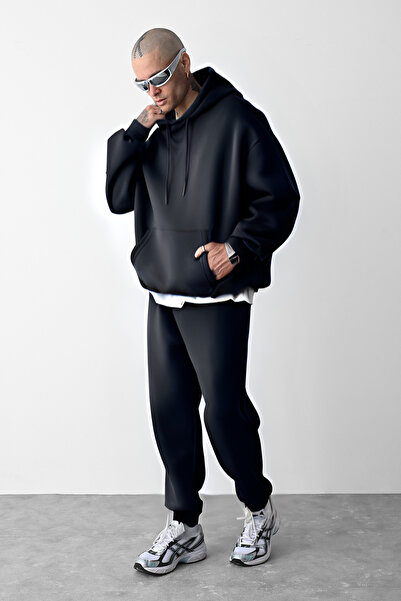 CMZ COLLECTİON Σετ φόρμας σε όβερσάιζ με χαλαρή εφαρμογή και σμάλτο