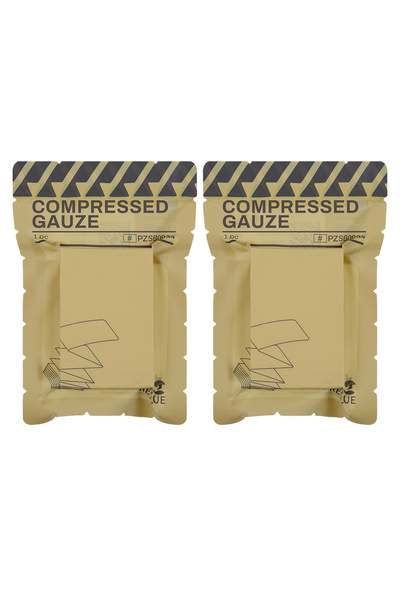 Choice 2 قطعة من الشاش المضغوط من Rhino Rescue لتضميد الجروح المعقمة في حالات...