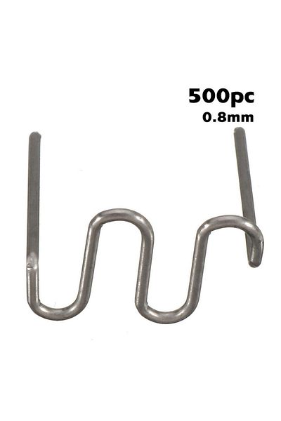 Choice 0.8mm 500pcs 500pcs Hot Stapler Staples For Plastic Welder Plastic Repair Standard Pre Cut Wave Stap