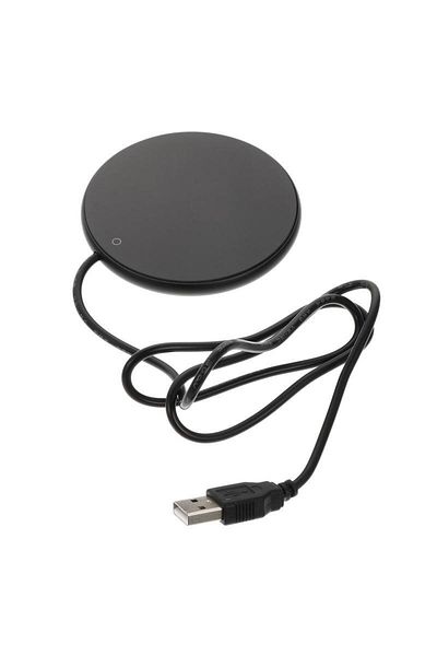 BAIHUAN Black Mug Warmer Usb Cup Warmer Coffee Cup Heater Thermostatic Heating Coaster Cup Electric Milk Tea