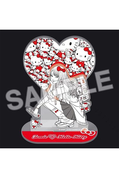 Choice 2 Sanrio Hello Kitty Tomie Junji Ito Sign Jointly Anime Peripheral Cartoon Humanoid Standing Board .
