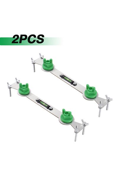 Choice 2pcs Metal Hot And Cold Water Pipe Leveler With Bubble Level Indicator-durable Precision Leveling To