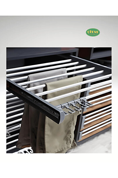 ÇİTAŞ TELESKOPİK FRENLİ DOLAP İÇİ PANTOLONLUK 47 X 50
