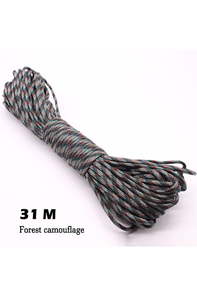 Choice حبل باراكورد بطول 31 متراً للتمويه في الغابة، 7 أنوية، 550 حبل تكتيكي،...