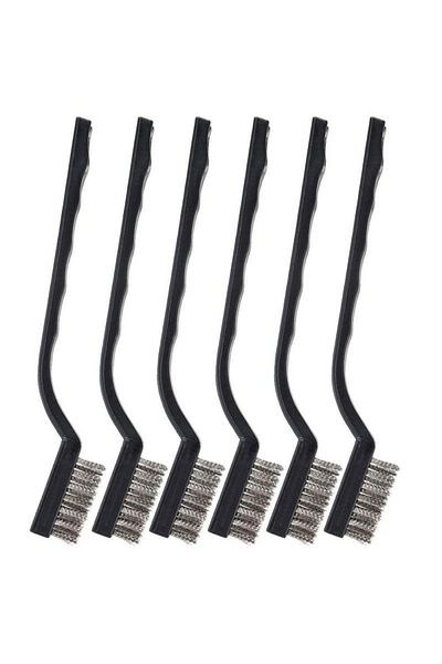 Choice 6pc set Small Wire Brushes Cleaning Brushes For Mechanical Part Derusting Remove Paint Accessorie...