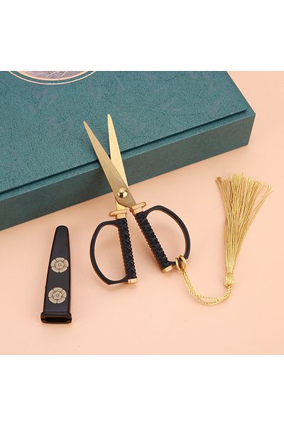 Choice Golden 1pcs Vintage Craft Scissors Stainless Steel Scissors Sewing Fabric Cutter Embroidery Scissors