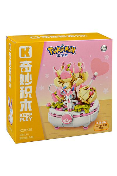 Choice With Box Sylveon New Anime Pokemon Diy Building Block Figure Toys Pikachu Sylveon Togepi Cartoon Mo