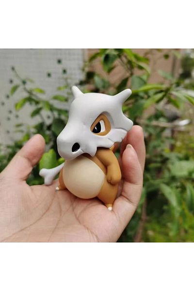 Choice Pack By Bag White 8cm One Piece Pocket Monsters Pokemon Cubone Cute Version Anime Action Figure Toys