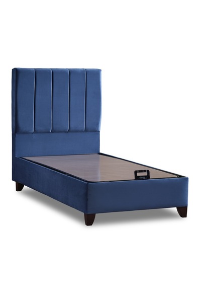 Yatakcım Blue Star Baza + Başlık + Yatak Set (3 lü set) Mavi