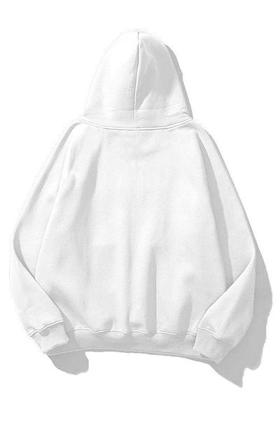 Trendiz Λευκό φούτερ Unisex Juicy Stone με στάμπα