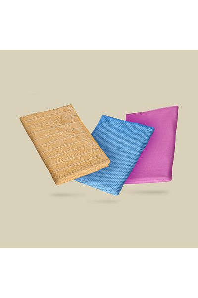 Silva Super Microfiber Triple Cleaning Set