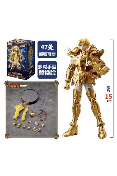 Choice Mu Blokees Gold Saint Building Block Saint Seiya Assembling Toys Shura Aiolos Hidden Items Assembly