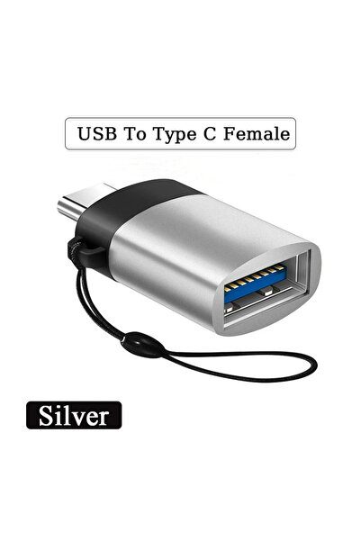 Choice1 سيلفر جي قطعتان قطعتان من موصل محول شاحن USB 3.0 إلى Type C OTG من ال...