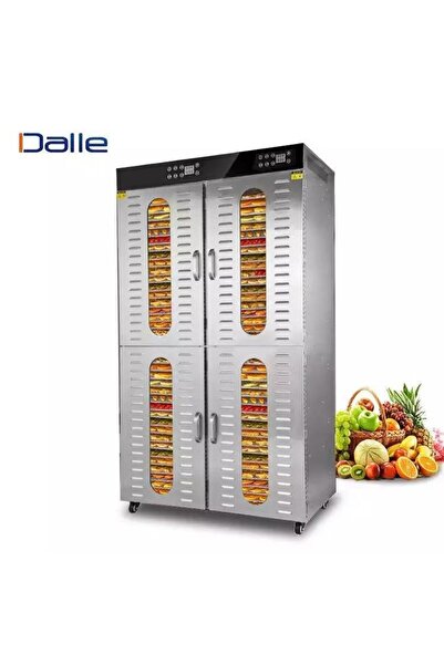 Genel Markalar Dalle SS-96H Paslanmaz Çelik 96 Tepsili Çift Katmanlı Gıda Kur...