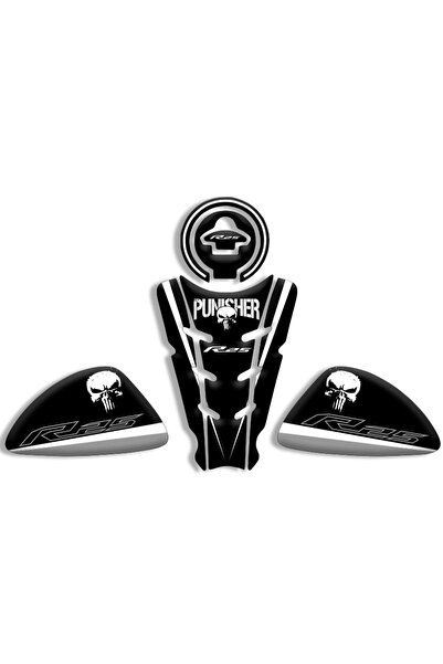 PROMOT R25 YAMAHA UYUMLU 3D TANK PAD SET (2014/2018) 5
