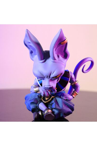 BANDAI color box Anime Dragon Ball Super Beerus Anime Figure Action Model Figurals Brinquedos Toys