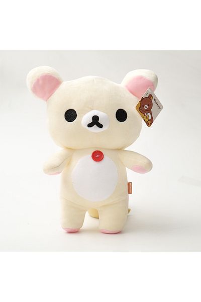 Choice White 28cm Kawaii Strawberry Rilakkuma Plush Doll Anime Teddy Bear Rilakkuma Bear Dress Up Raccoon P