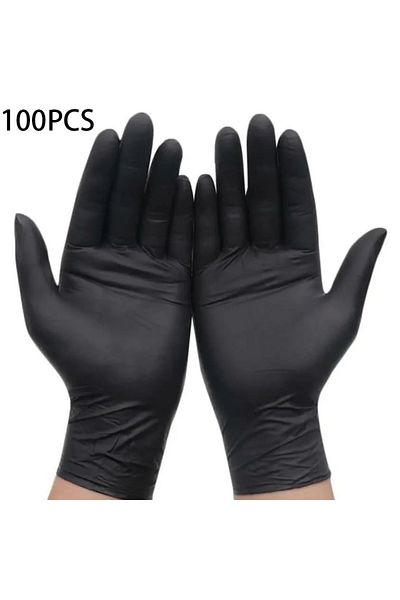 Choice M Black100PCS 20/50/100PCS Black Nitrile Gloves Thickened Durable Household Cleaning Gloves Dishwash