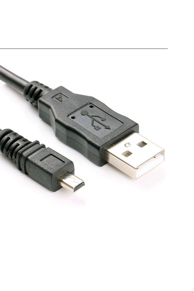 Choice كابل بيانات USB صغير 8 دبابيس للكاميرا الرقمية UC-E6 لكاميرات Nikon CoolPix Fuji Panasonic Olympus Sony 1M ...