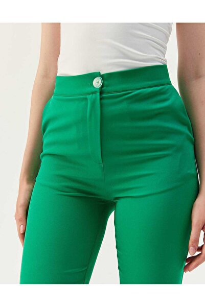 EMNORA Hafif İspanyol Paça Pantolon Yeşil