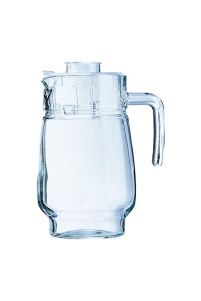 Luminarc إبريق زجاجي من تيفولي مع غطاء سعة 1.6 لتر