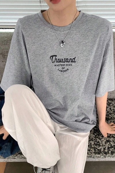 NO 601 Γυναικείο μπλουζάκι Grimelange Thousand Printed Oversize