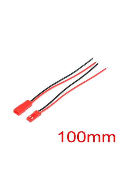 Choice 10 Pairs 100mm 10 Pairs Male Female Connector Jst Plug Cable 2 Pin For Rc Bec Battery Adapter Helico