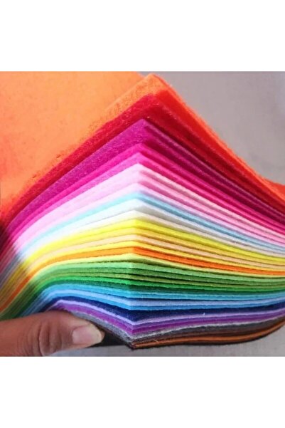 Choice 10 × 10 سم 40 قطعة 40 قطعة من نسيج اللباد الناعم بألوان متنوعة من قطع ...