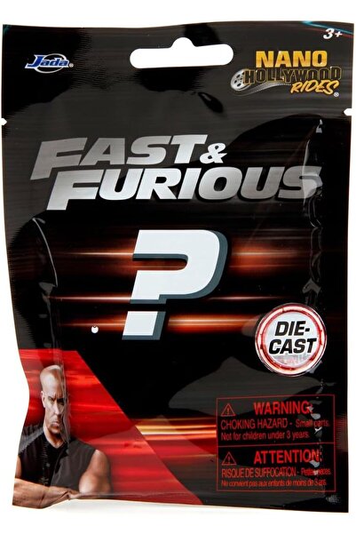 Jada Hızlı ve Öfkeli Araba (Gizemli Paketinde 1 Araba) -Metalden 12 Ayrıntılı Nano Arabadan 1'i (4 cm)