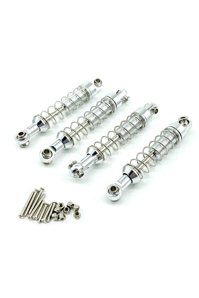 Choice White Wpl C14 C24 Mn D90 D91 D96 D99 D99s Mn90 Mn98 Mn99s 4pcs Metal Shock Absorber Damper Rc Car Up