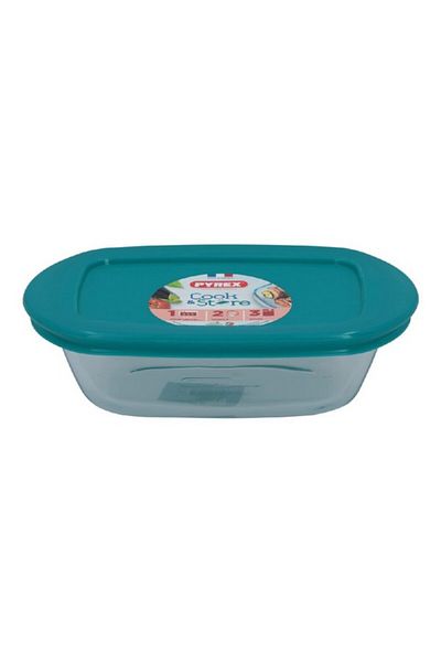Pyrex Rectangular Dish with Lid 0.4 Liter