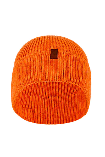 NORFOLK Norwick Merino Wool Beret Orange
