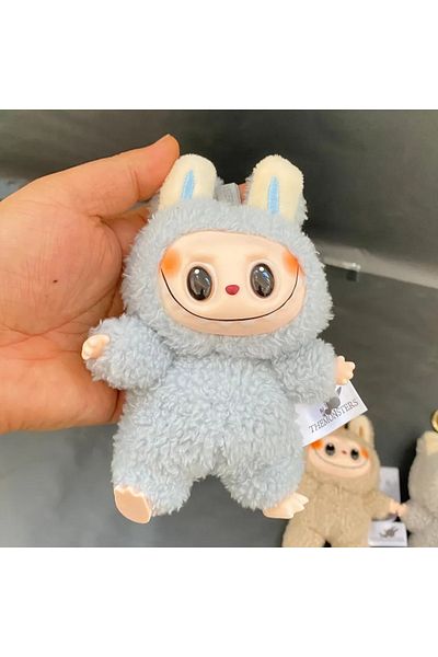 Choice ألعاب Lb-qianlan Kawaii Labubus المحشوة من الماكارون، صناديق غامضة مثيرة من الفينيل على شكل وجه الماكارون، الوحش