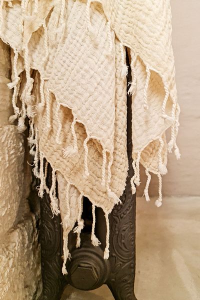 Barine Natural Gold Cotton Sofa Shawl - 120X170