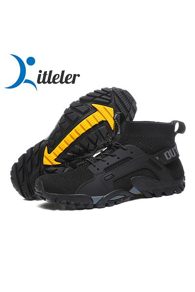 Choice 39 Black Aqua Shoes Male 2023 Quick-drying Anti-slip Sneakers Mountain Hiking Swimming Water Shoes S
