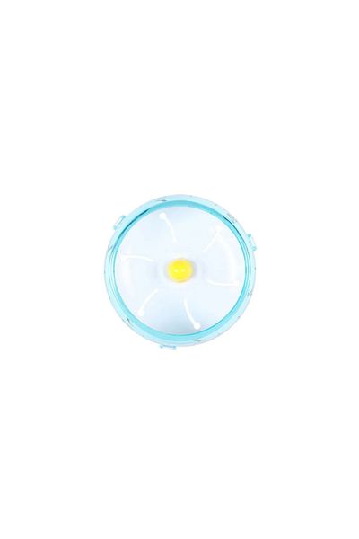 Choice 17.5cm Dark Brown Hamster Running Disc Toy Sport Running Silent Transparent Small Pet Rotatory Joggi