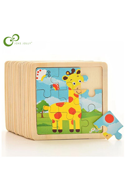 Choice1 4 قطع مختلطة عشوائية 4 قطع/مجموعة 3D خشبية الألغاز للأطفال ألعاب أطفا...