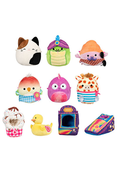 Squishmallows Micromallows 6 Figür + 4 Aksesuar + 4 Giysi Seti MM0021