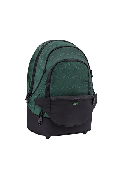 Belmil Waves Green 2 In 1 Ergonomik Okul Çantası 338-84/p/10