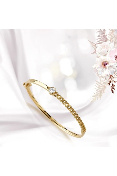 Tufanlar Kuyumculuk Altın Taşlı Bilezik