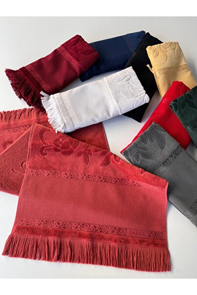 sarra 50x90 Сара з бахромою, темно-сірий, батист, рушник - антрацит