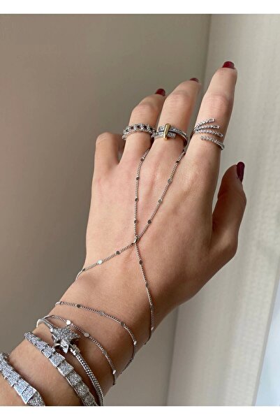 Niceboutique Gümüş Çelik Pul Şahmeran