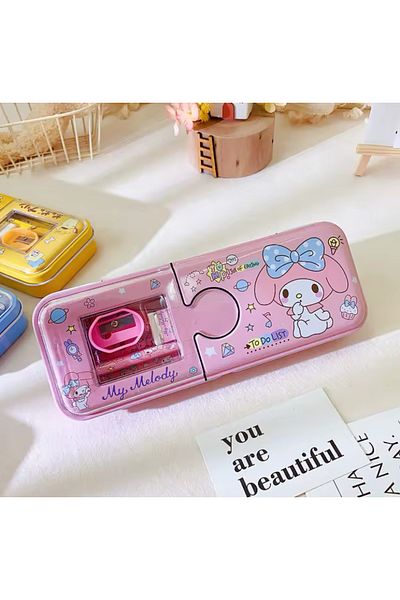 synshop Sanrio My Melody Melody Πίνακας πολλαπλασιασμού Σετ χαρτικών Θήκη για στυλό Μολυβοθήκη Γενέθλια